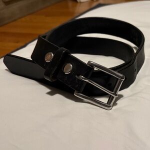 American Bench Craft Classic Black Everyday Leather Men's Belt